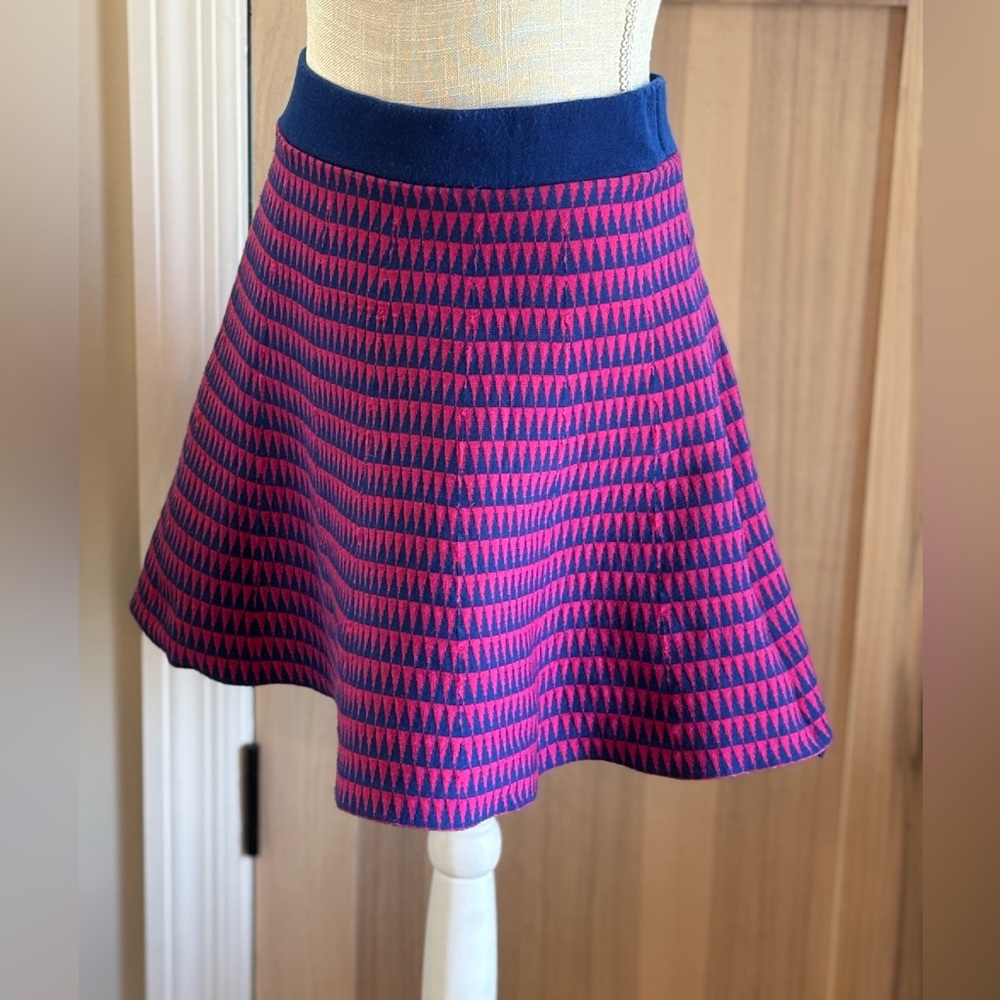 Myan A-Line Geometric Sweater Skirt.  Women’s Sz-S Patterned |Fit and Flare